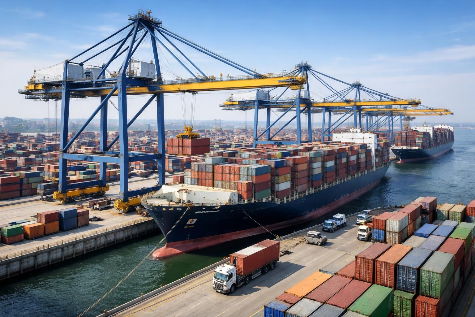 découvrez nos solutions efficaces de fret et logistique portuaire pour optimiser le transport et la gestion de vos marchandises dans les ports.