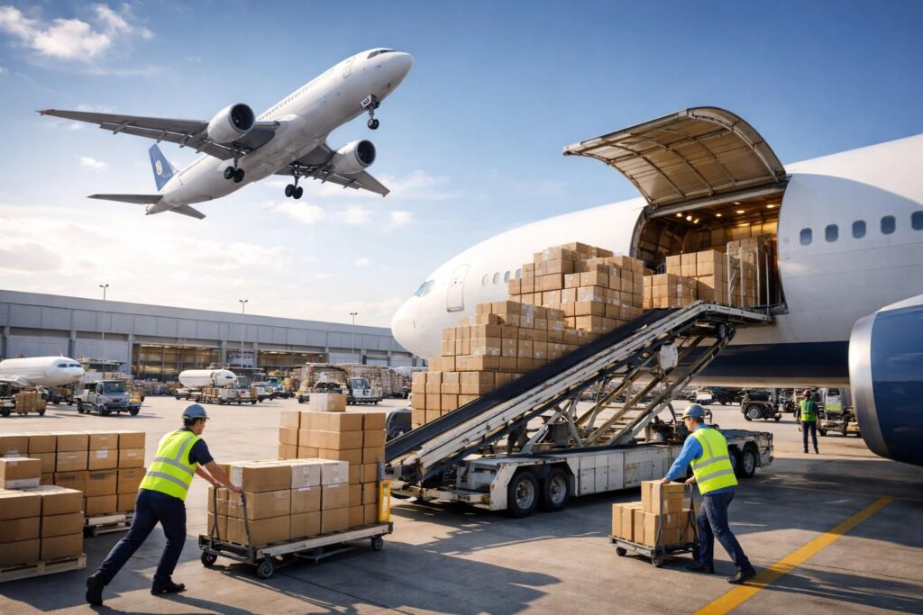 service de fret aérien express spécialement conçu pour les pme, garantissant rapidité et fiabilité pour vos envois urgents.