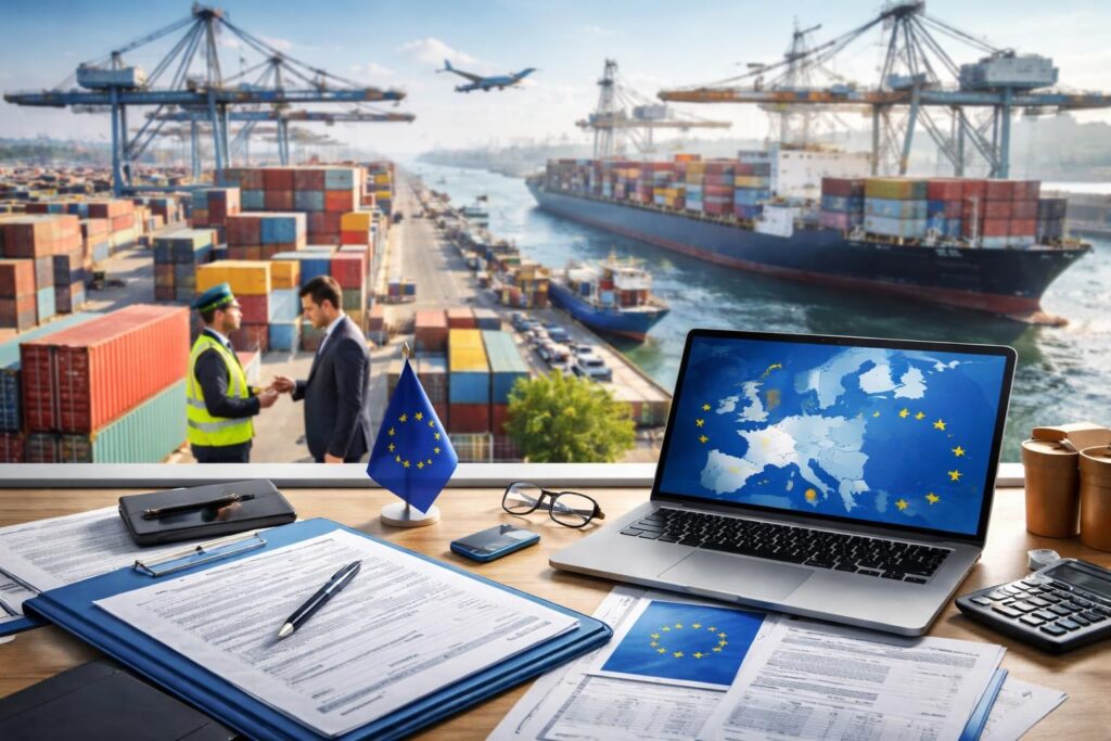 découvrez les clés de l'import-export et maîtrisez la réglementation européenne pour optimiser vos échanges commerciaux en toute conformité.