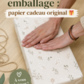 Emballages cadeaux colorés et originaux disposés sur une table