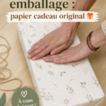 Emballages cadeaux colorés et originaux disposés sur une table