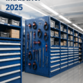 Un bureau moderne avec une décoration inspirante et des meubles ergonomiques, illustrant les solutions industrielles de 2025.