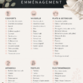 Check-list pour une cuisine pratique après un emménagement, avec éléments et conseils.