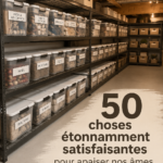 Image de plusieurs objets apaisants comme des bougies et des plantes