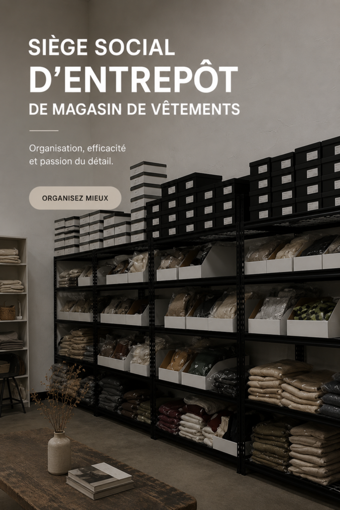 Une sélection de vêtements de qualité exposés dans une boutique chic
