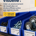 Espace de travail moderne et bien organisé avec des éléments visuels