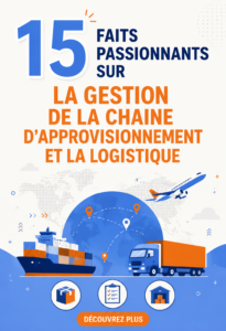 Une infographie sur la gestion de la chaîne d'approvisionnement avec des faits intéressants.