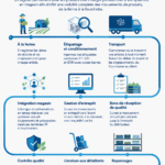 Femme utilisant un logiciel SAP pour gérer son approvisionnement efficacement