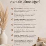 Femme faisant du tri dans ses affaires avant un déménagement.
