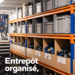 Un événement bien organisé dans un espace d'entrepôt décoré de façon chaleureuse.