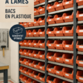 Panneaux à lamelles décoratifs dans un intérieur moderne