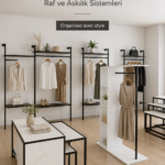 Un intérieur chic avec des systèmes de rangement élégants et pratiques.