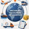 Femme découvrant des concepts logistiques à travers un ordinateur