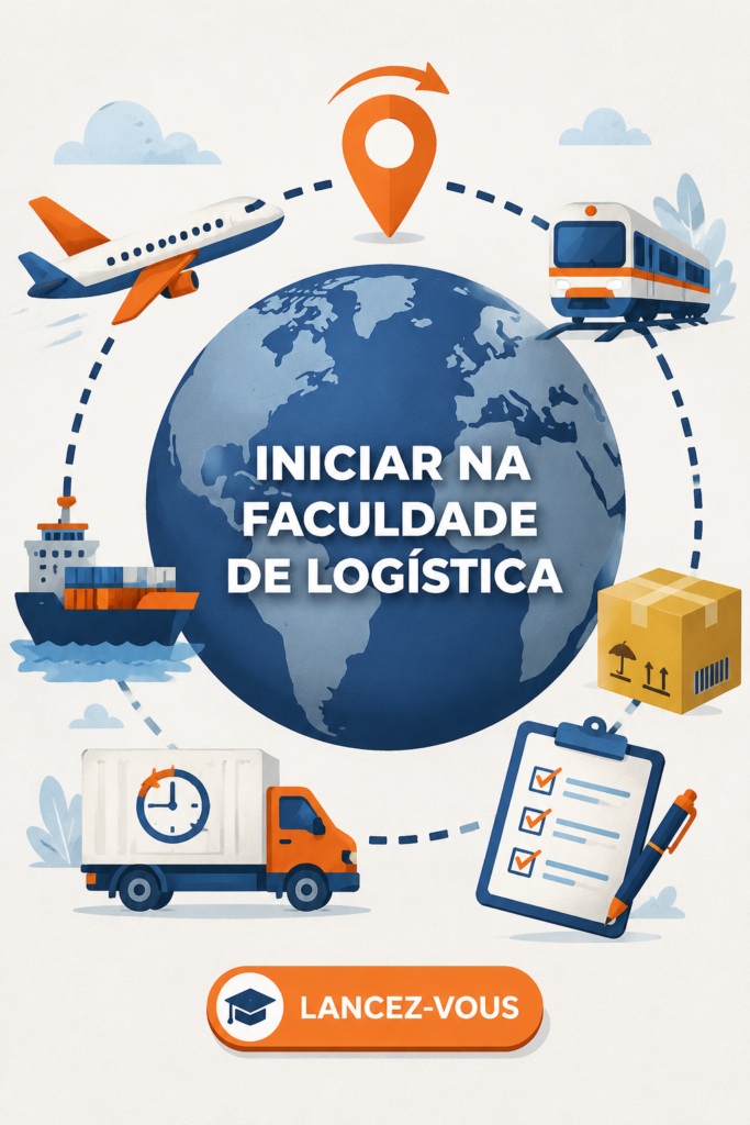 Femme découvrant des concepts logistiques à travers un ordinateur
