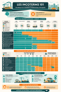 Illustration sur les Incoterms et le shipping, avec des exemples pratiques.