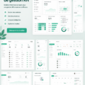 Capture d'écran d'un tableau de bord RH sur Figma, illustrant une interface moderne et pratique.