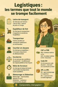 Un groupe de femmes en réunion discutant de termes logistiques.