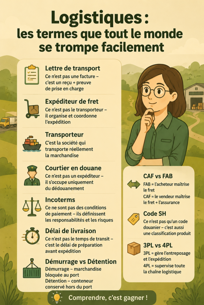 Un groupe de femmes en réunion discutant de termes logistiques.