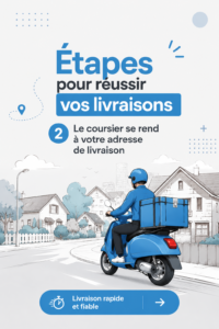 Femme organisant des livraisons de manière efficace.