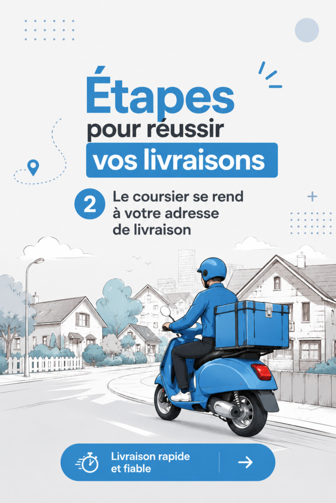 Femme organisant des livraisons de manière efficace.