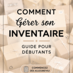 Femme organise son inventaire avec des outils modernes.