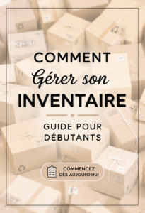 Femme organise son inventaire avec des outils modernes.