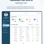 Illustration d'une application de gestion d'inventaire sur un smartphone