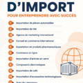 Visuel d'une femme d'affaires souriante explorant des idées d'import-export