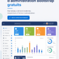 Modèle de dashboard Bootstrap gratuit à découvrir pour des projets logistiques.