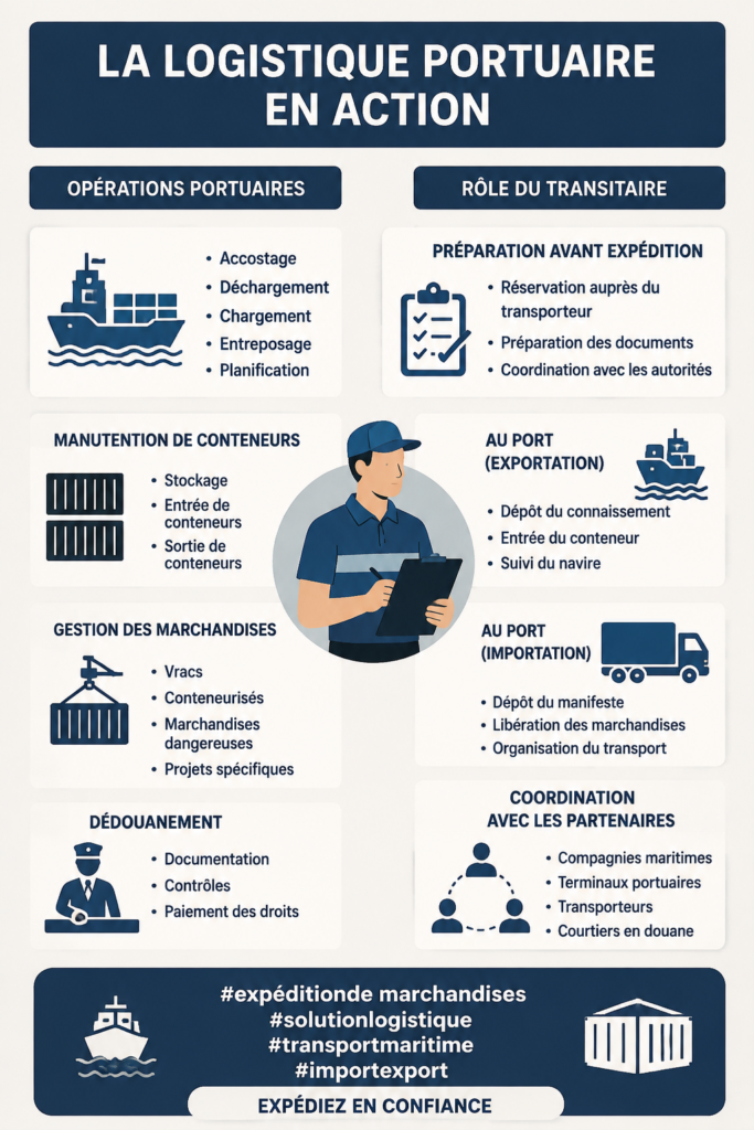 Image d'un conteneur maritime symbolisant le transport maritime pour les PME.