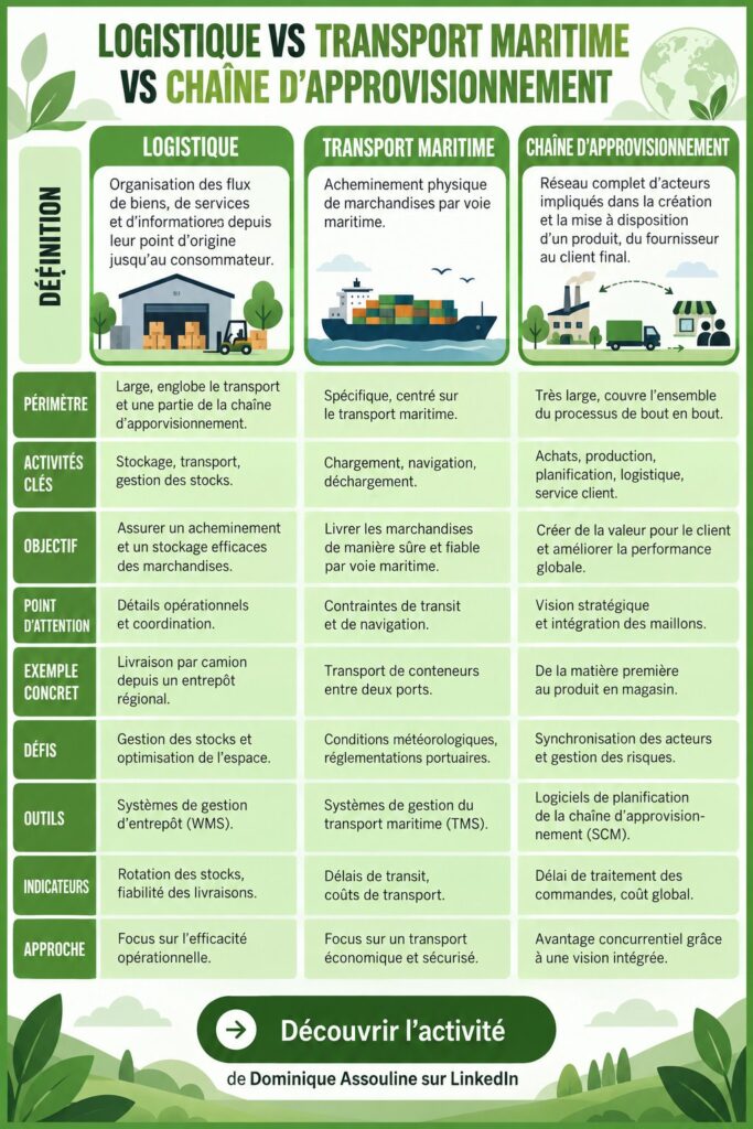 Image du profil LinkedIn de Dominique Assouline, professionnelle en logistique.