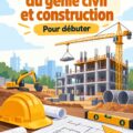 Illustration d'un chantier de construction représentant des femmes au travail dans le domaine du génie civil.