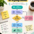 Un diagramme de flux illustrant un processus de gestion de projet, avec des étapes clairement définies.