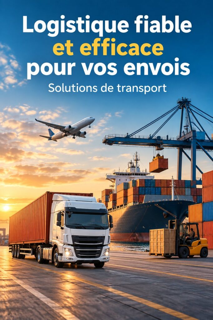 Image représentant la logistique moderne avec AGS Logistics en arrière-plan.
