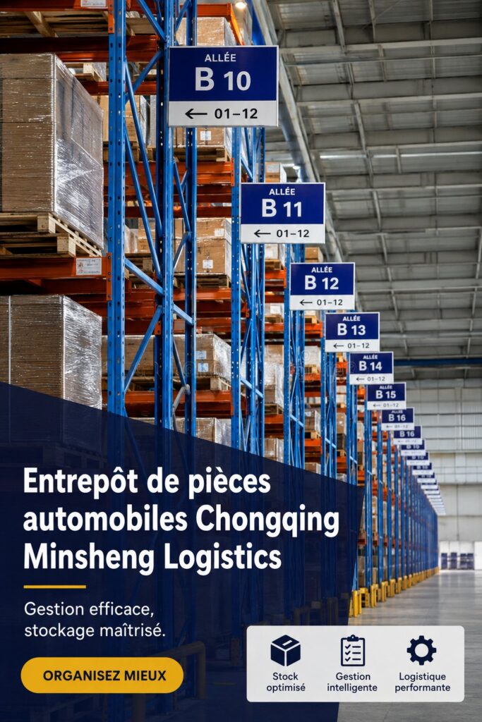 Entrepôt logistique moderne à Chongqing