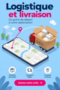 Un diagramme illustrant la logistique isométrique dans la gestion des livraisons.