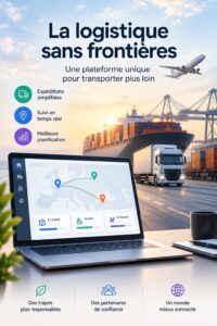 Une vue d'ensemble d'une plateforme de logistique moderne pour le transport