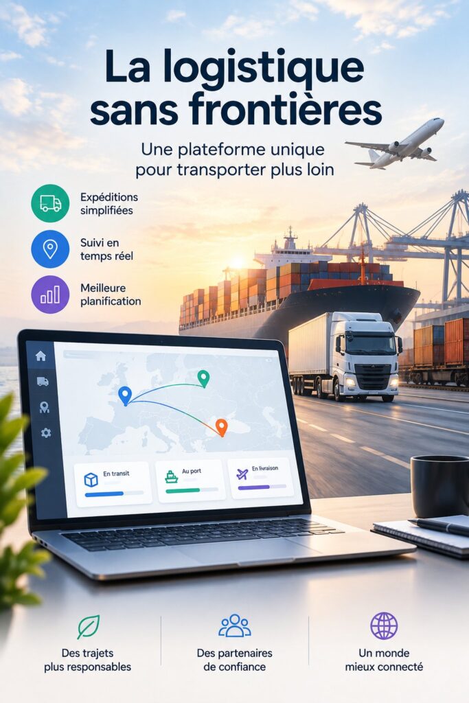 Une vue d'ensemble d'une plateforme de logistique moderne pour le transport