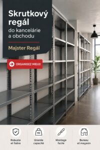 Une image d'un meuble de rangement en acier bien organisé dans un bureau moderne.