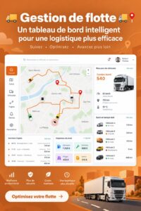 Une équipe de logistique travaillant sur la gestion de flotte en utilisant des outils numériques.