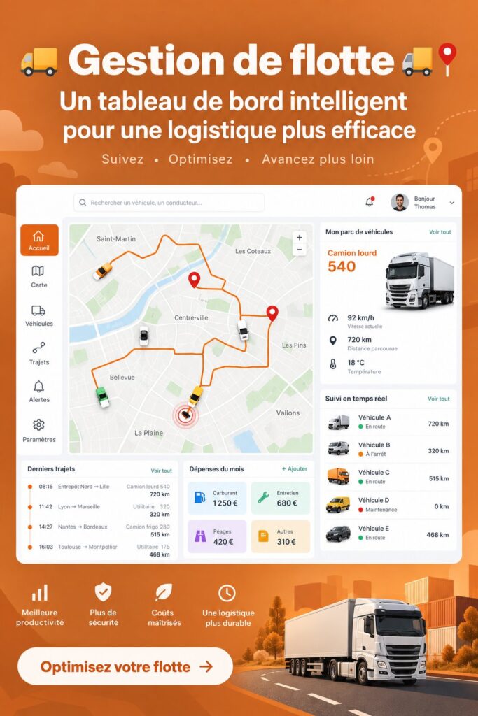 Une équipe de logistique travaillant sur la gestion de flotte en utilisant des outils numériques.