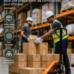 Service de kitting montrant des articles soigneusement emballés pour une logistique fluide.