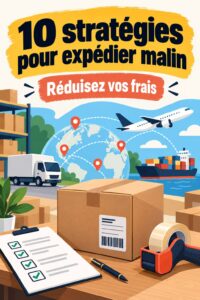 Personne emballant des colis pour expédition, représentant l'optimisation logistique.