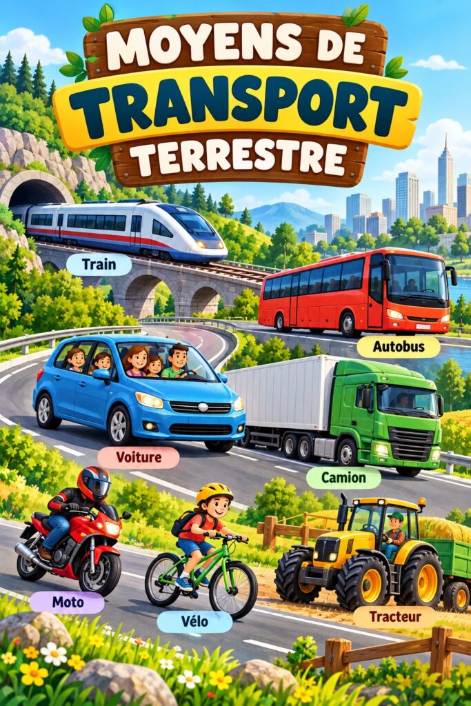 Image représentant des moyens de transport variés pour une logistique optimale