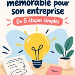 Femme réfléchissant à un slogan accrocheur pour son entreprise