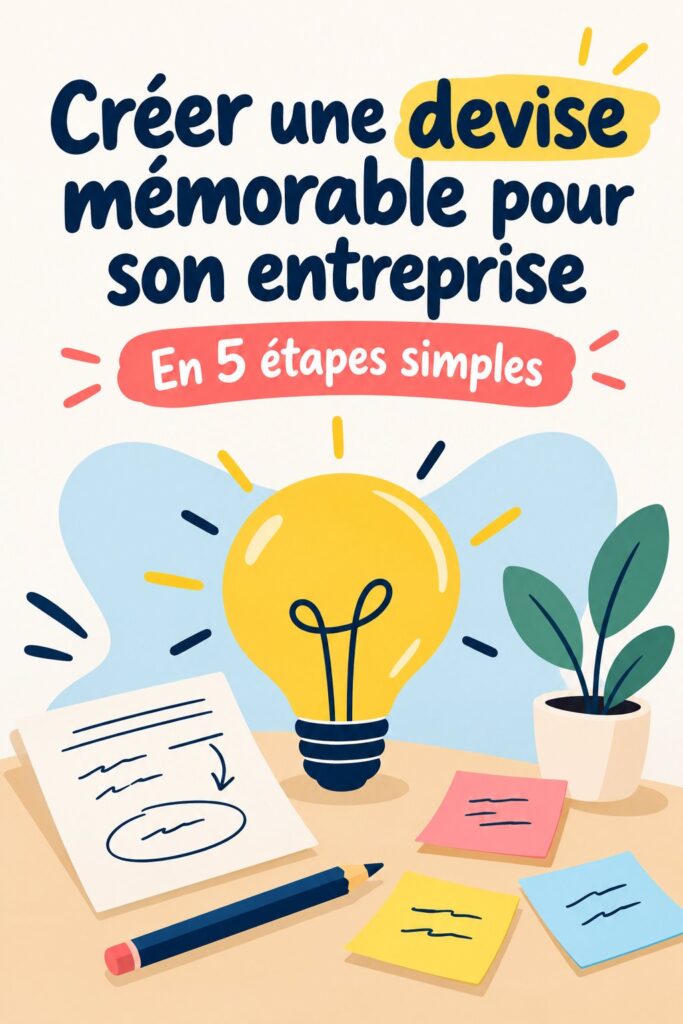 Femme réfléchissant à un slogan accrocheur pour son entreprise
