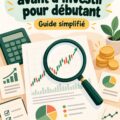 Femme analysant des graphiques financiers sur un ordinateur pour évaluer une action avant d'investir.