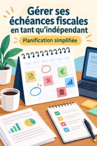 Calendrier fiscal pour indépendants avec des rappels utiles pour gérer les échéances