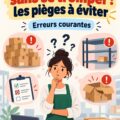 Femme analysant son inventaire de stocks avec un ordinateur
