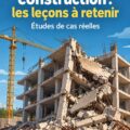 Image d'un chantier de construction avec un panneau d'avertissement sur les risques.